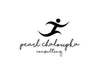 Pearl Chaloupka Consulting logo design by Girly