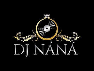 DJ NÁNÁ logo design by jaize