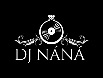 DJ NÁNÁ logo design by jaize
