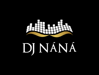 DJ NÁNÁ logo design by JessicaLopes