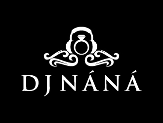 DJ NÁNÁ logo design by sakarep