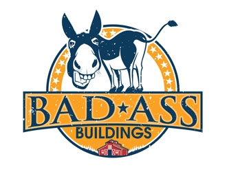 Bad Ass Buildings logo design by DreamLogoDesign