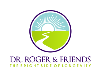 Dr. Roger & Friends: The Bright Side of Longevity  logo design by JessicaLopes