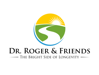 Dr. Roger & Friends: The Bright Side of Longevity  logo design by Dakon