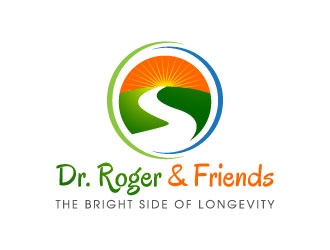 Dr. Roger & Friends: The Bright Side of Longevity  logo design by J0s3Ph