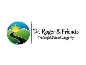 Dr. Roger & Friends: The Bright Side of Longevity  logo design by bluespix