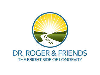 Dr. Roger & Friends: The Bright Side of Longevity  logo design by kunejo