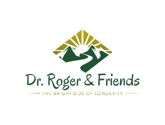 Dr. Roger & Friends: The Bright Side of Longevity  logo design by Akisaputra