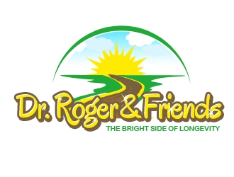 Dr. Roger & Friends: The Bright Side of Longevity  logo design by Vickyjames