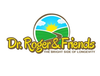 Dr. Roger & Friends: The Bright Side of Longevity  logo design by Vickyjames