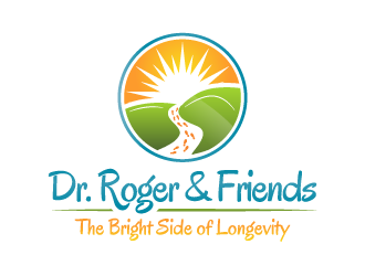 Dr. Roger & Friends: The Bright Side of Longevity  logo design by akilis13