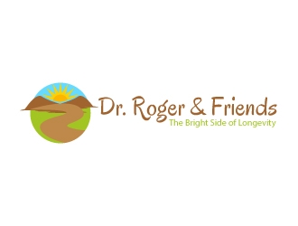 Dr. Roger & Friends: The Bright Side of Longevity  logo design by LogOExperT