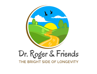 Dr. Roger & Friends: The Bright Side of Longevity  logo design by ProfessionalRoy