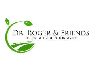 Dr. Roger & Friends: The Bright Side of Longevity  logo design by jetzu
