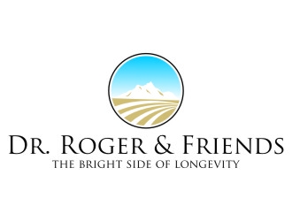 Dr. Roger & Friends: The Bright Side of Longevity  logo design by jetzu