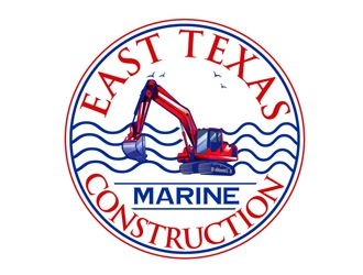 East Texas Marine Construction logo design by DreamLogoDesign