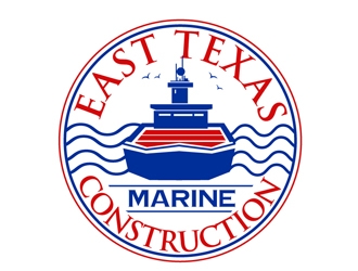 East Texas Marine Construction logo design by DreamLogoDesign