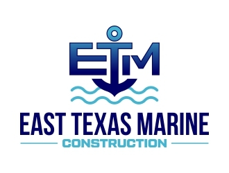 East Texas Marine Construction logo design by Royan