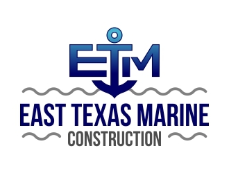 East Texas Marine Construction logo design by Royan