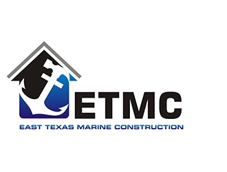 East Texas Marine Construction logo design by gitzart