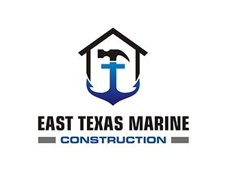 East Texas Marine Construction logo design by gitzart