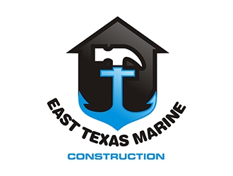 East Texas Marine Construction logo design by gitzart