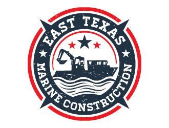 East Texas Marine Construction logo design by akilis13