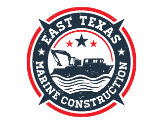East Texas Marine Construction logo design by akilis13