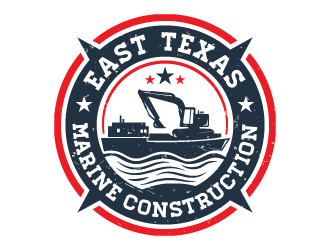 East Texas Marine Construction logo design by akilis13