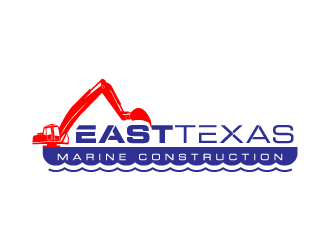 East Texas Marine Construction logo design by hwkomp