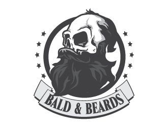 Bald & Beards logo design by enan+graphics
