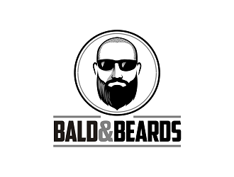 Bald & Beards logo design by haze