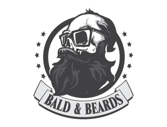 Bald & Beards logo design by enan+graphics