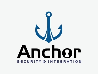 Anchor Security & Integration  logo design by ruki