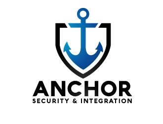 Anchor Security & Integration  logo design by dasigns