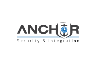 Anchor Security & Integration  logo design by enan+graphics