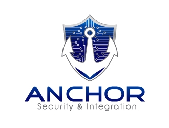 Anchor Security & Integration  logo design by jenyl