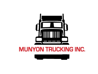 Munyon Trucking Inc. logo design by AamirKhan