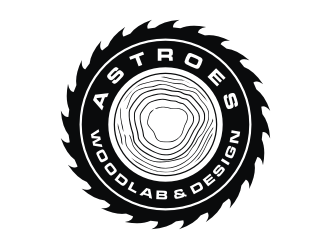 Astroes WoodLab & Design logo design by mbamboex
