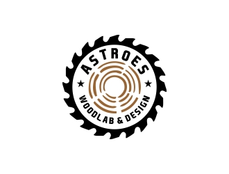 Astroes WoodLab & Design logo design by CreativeKiller