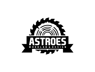Astroes WoodLab & Design logo design by CreativeKiller