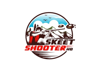 Skeet Shooter HQ logo design by dasigns