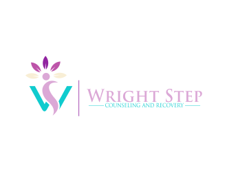 Wright Step Counseling and Recovery logo design by qqdesigns