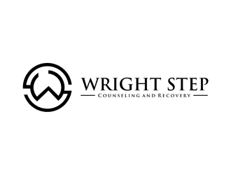 Wright Step Counseling and Recovery logo design by clayjensen