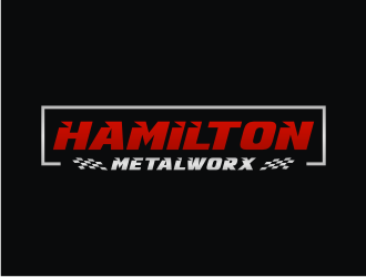 Hamilton Metalworx logo design by mbamboex