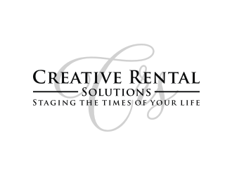 Creative Rental Solutions    logo design by mbamboex
