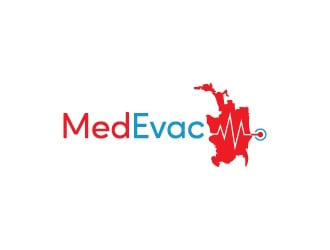 MedEvac logo design by Anizonestudio