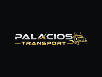 Palacios Transport  logo design by mbamboex