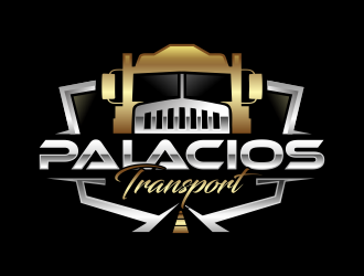 Palacios Transport  logo design by hidro