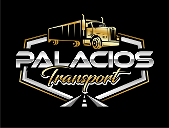 Palacios Transport  logo design by haze